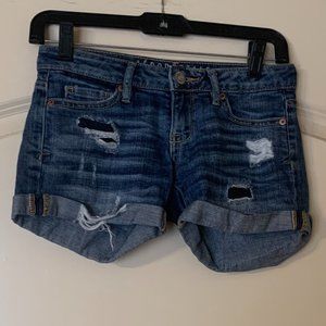 denim shorts